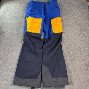 Orage Snow Pants Mens 30 Blue Yellow Colorblock Technical Ski Snowboard Pockets
